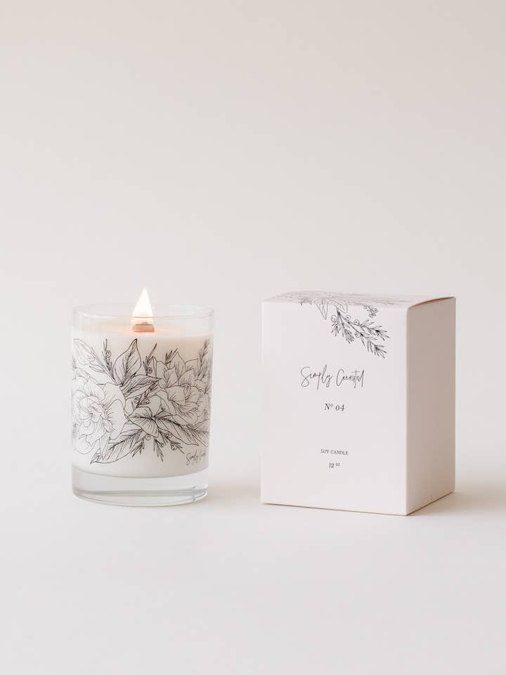 No. 04 - Botanical Soy Candles for wholesale by Simply Curated