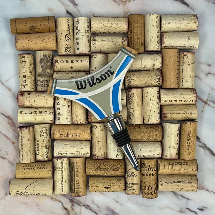 Racquet Inc - Wholesale Bottle/Wine Opener - Antique Wooden Tennis Racquet Wine Bottle Opener3