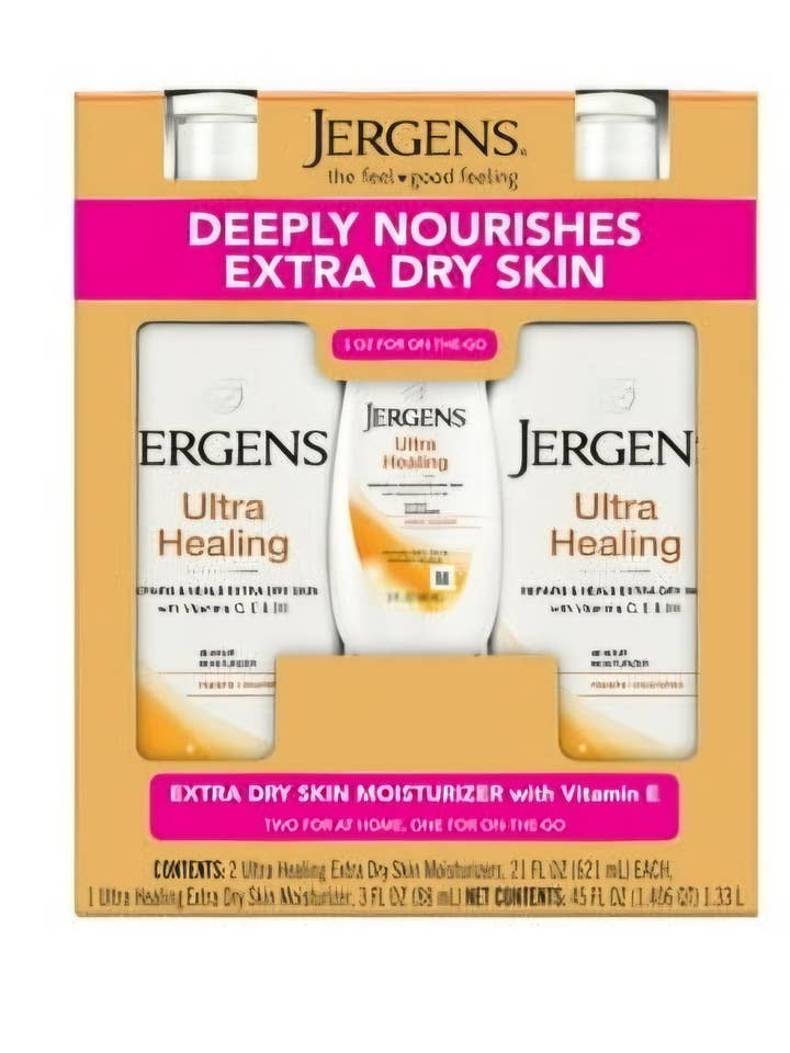 Jergens Ultra Healing Lotion Peau Très Sèche Lot de 3 pour la vente par Majesitc Health