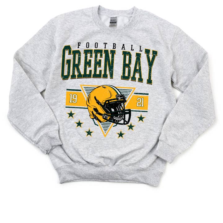 Vintage Green Bay Football Sweatshirt for wholesale by SimplyKnotCo