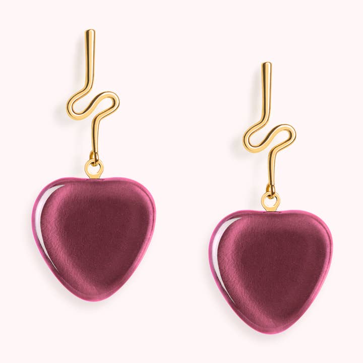 Garda - Wholesale Dangle Earrings - Orla Earring Grape – 18K Gold Plated