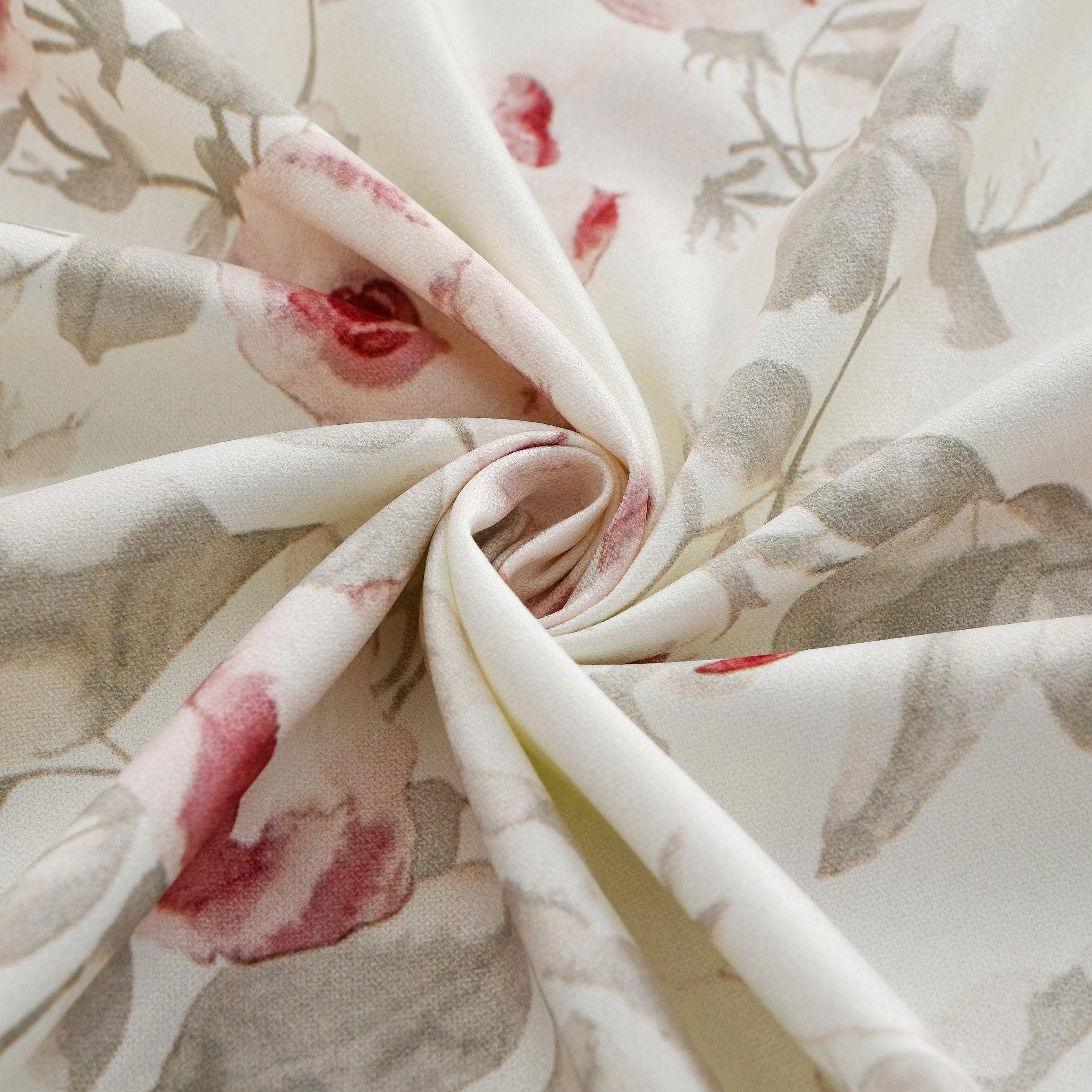 Lanting Home Decor Inc. - Vente Rideaux - Rideau French Vintage Blossom, occultant à 60 %, taille et tête personnalisées, 1 panneau6