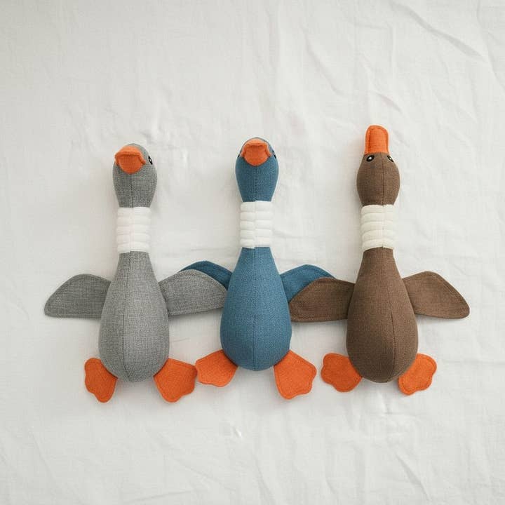 Pato de Peluche Colorido con Sonido para Perros para venta al por mayor de kapeit