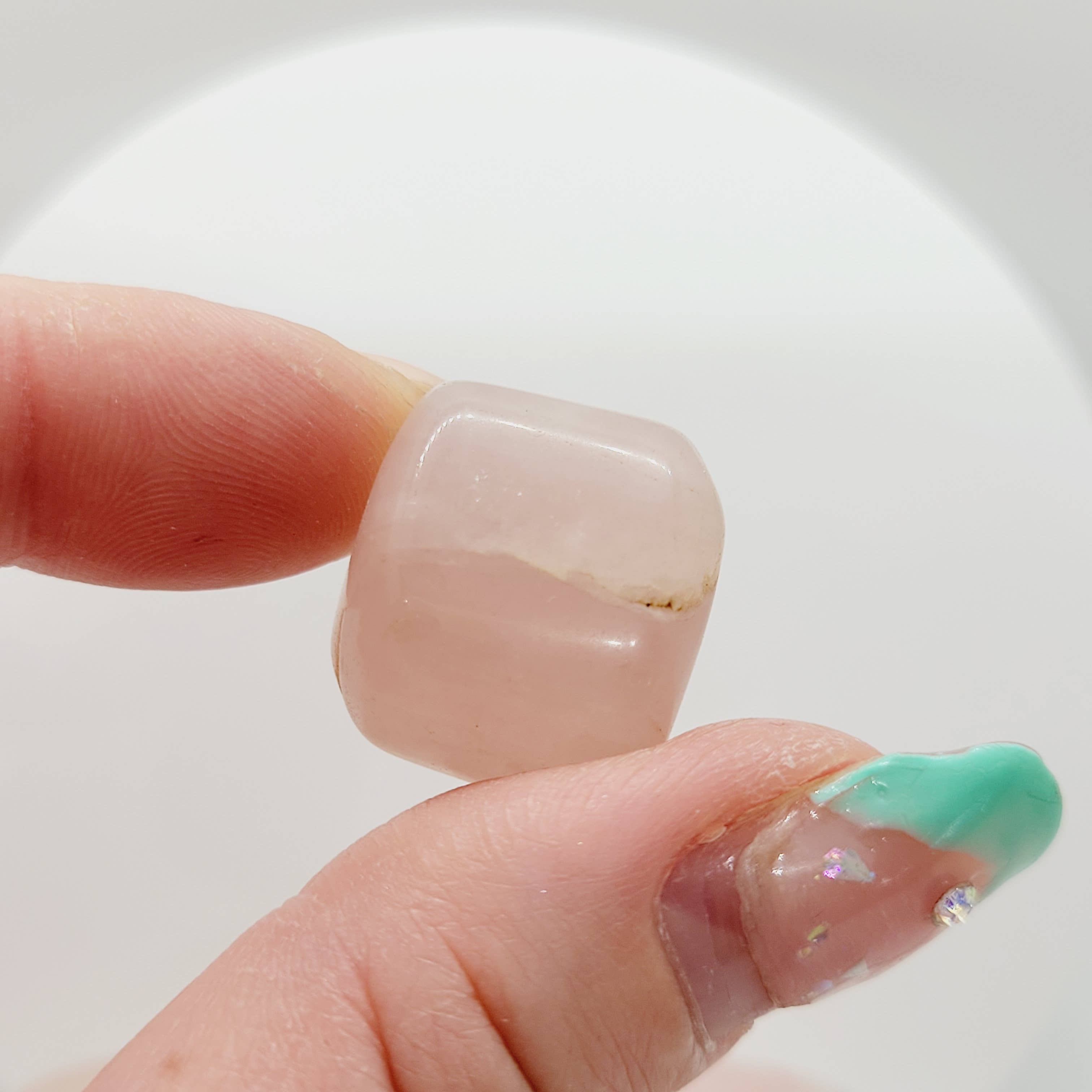 The Raven's Edge - Wholesale Spiritual Stone/Crystal - Rose Quartz Tumbles India Metaphysical Reiki Spa1