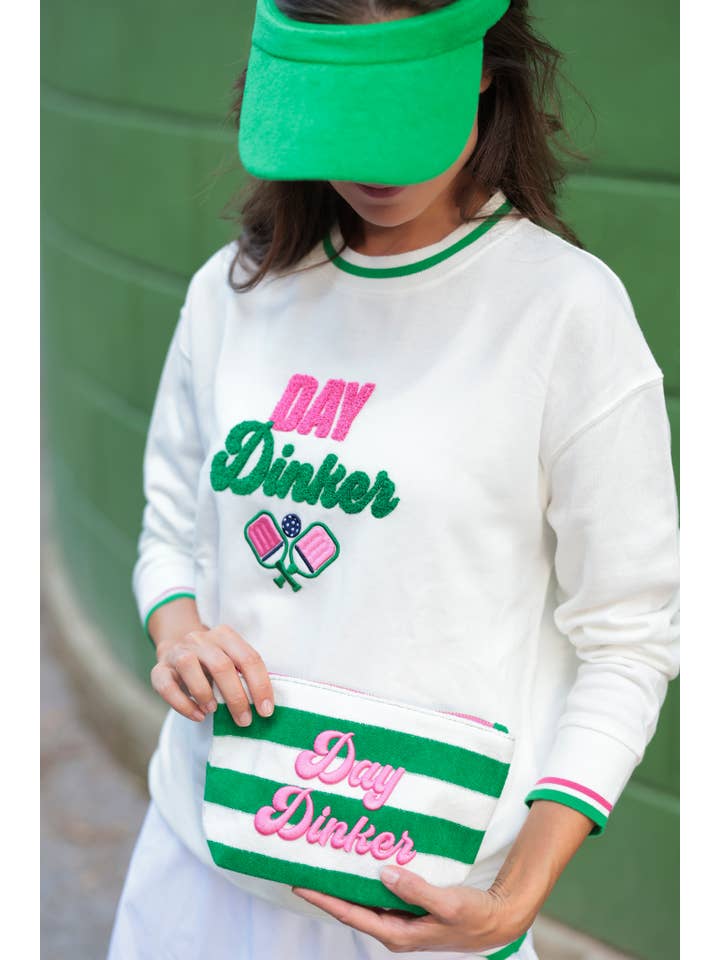 DAY DINKER SWEATSHIRT, IVORY for wholesale on Faire