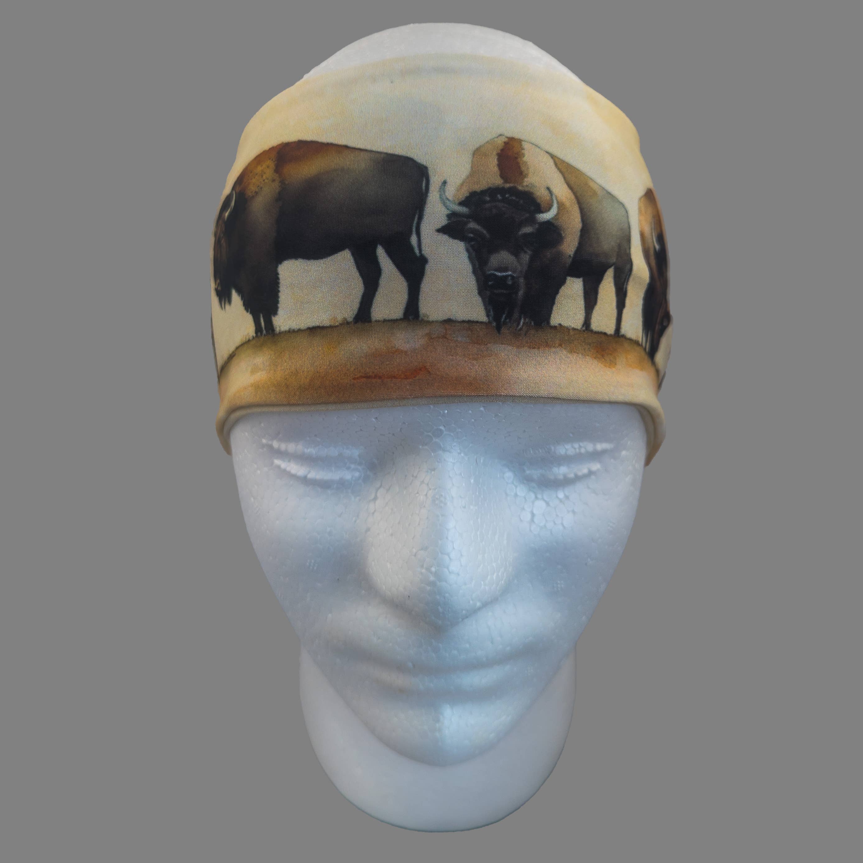 Gem City Attire - Wholesale Sports Headband - Unisex - HW169 - Buffalo Herd Headwrap4