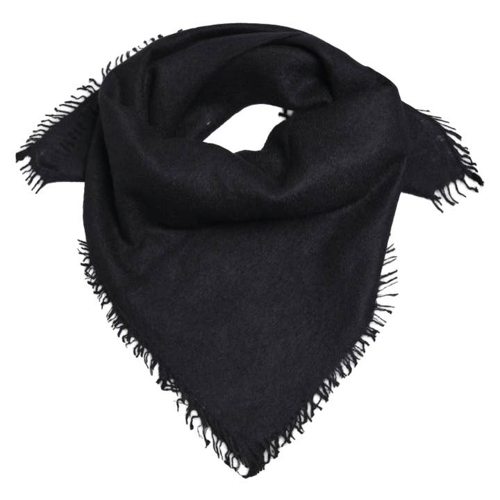 Cashmere Bandana Feli-cs in Black for wholesale by cute stuff GmbH