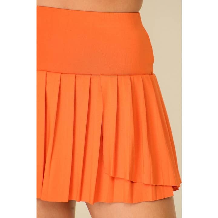 Paperdoll - Wholesale Skort - Women's - High waisted pleated tennis skort