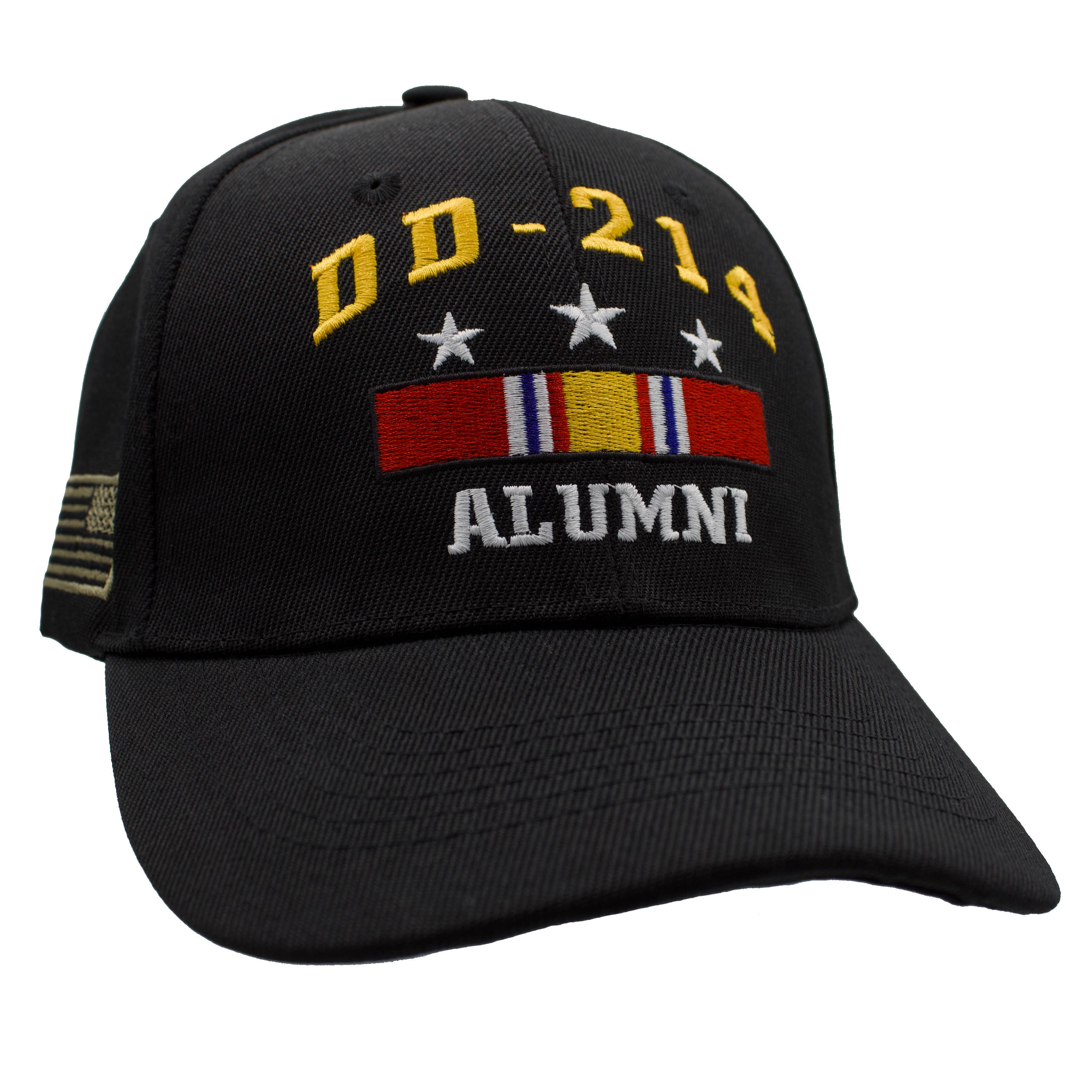 Black DD-214 Alumni Cap for wholesale on Faire