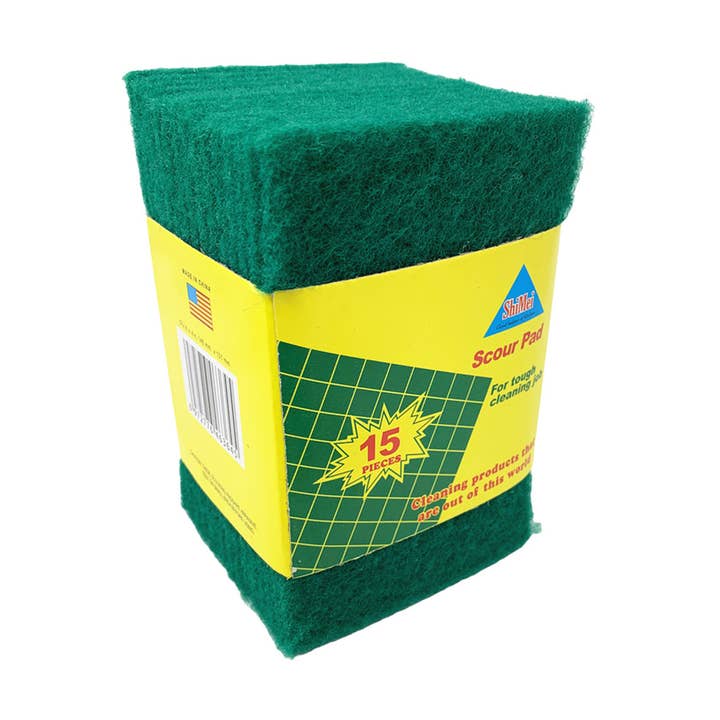 Pack of 15 Heavy Duty Scouring Pads for Home & Kitchen Scour and other Purchase Wholesale spong. Free Returns & Net 60 Terms on Faire trending on Faire.