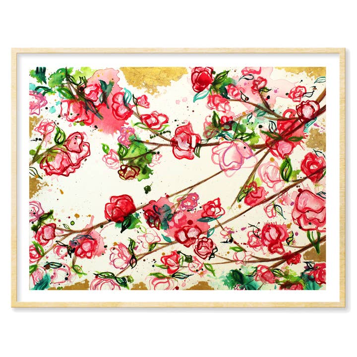 Virando uma nova impressão de arte de folha por atacado de Tamara Garvey Illustration