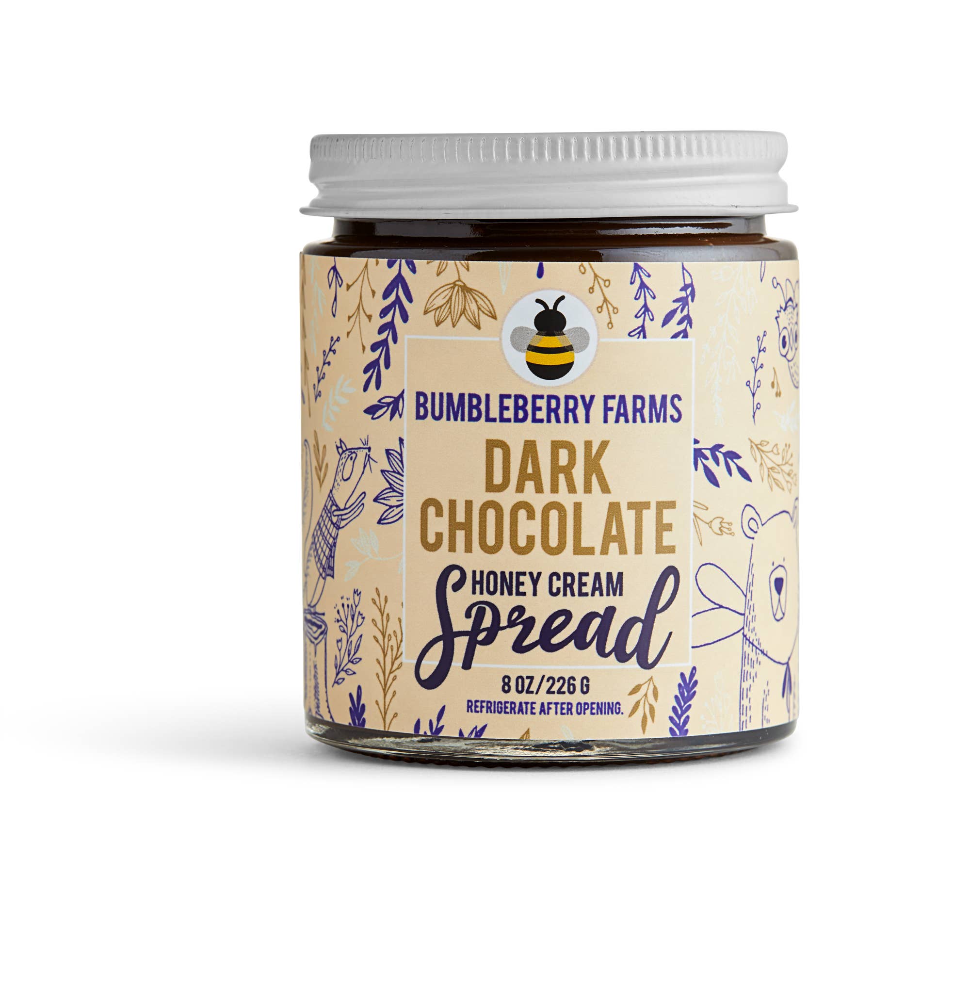 Bumbleberry Farms - Wholesale Honey - Dark Chocolate Honey Cream Spread