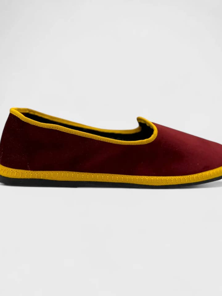 Manu Velours Vin - Vivant Or pour la vente par Venezianas Scarpe Originali