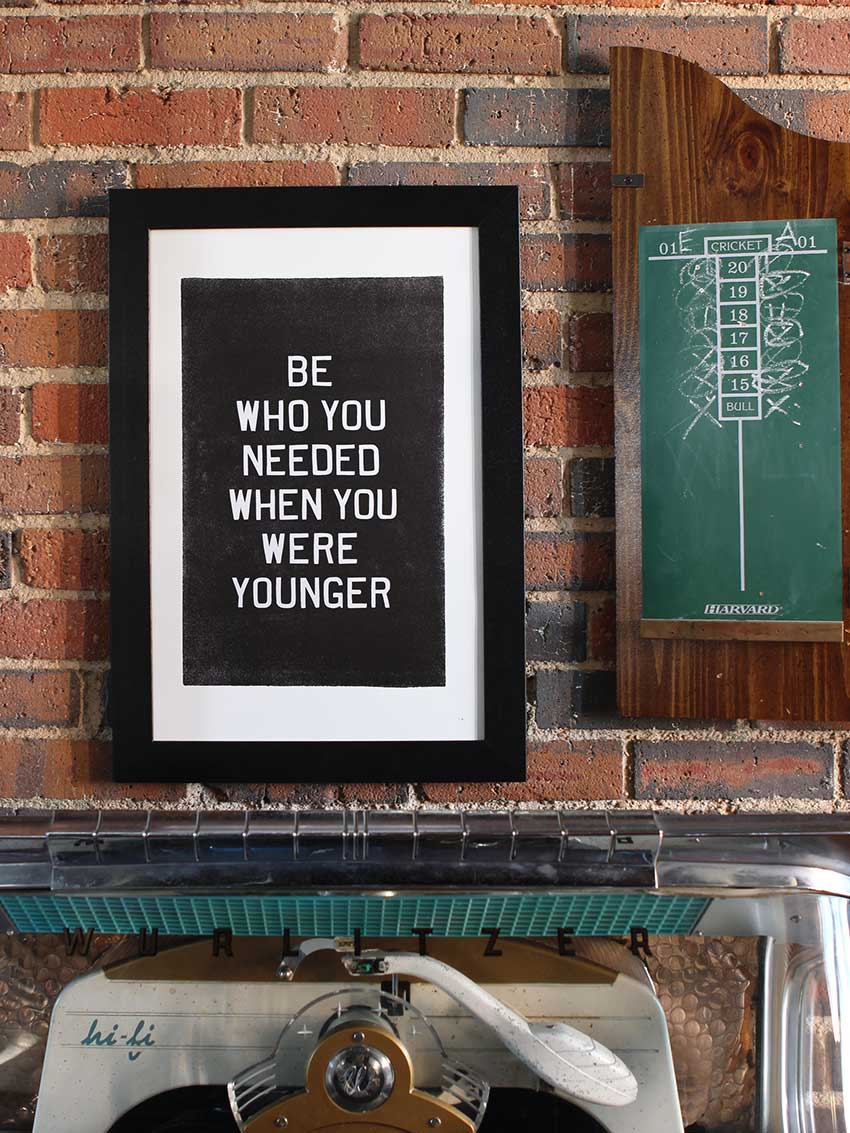 Old Try - Wholesale Art Print - Be Who You Needed1