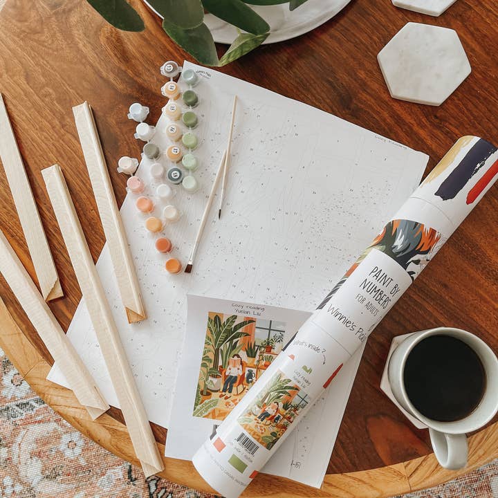 Winnie's Picks - Wholesale DIY Craft Kit - Cozy Reading - Paint by Numbers gift - Graduation Gifts 2025