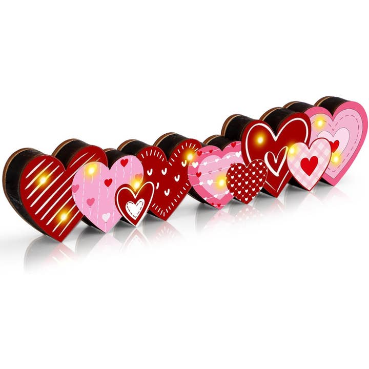 Valentijn van Cupido - 13" Verlicht Hart Tafelmodel voor wholesale door Dunn Deals