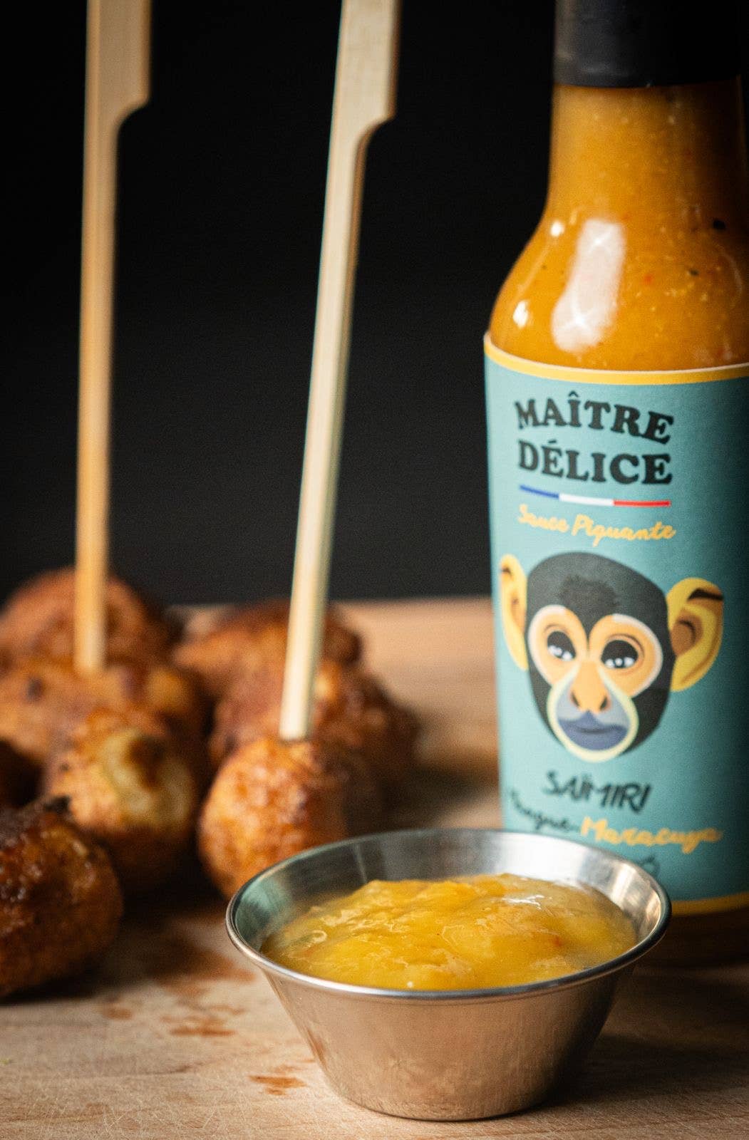 Maître Délice - Vente Sauces piquantes - SAÏMIRI - Mangue & Maracuya 150mL1