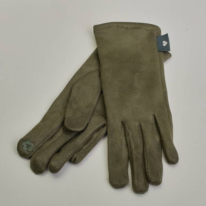 Herzilein-Wien GmbH – Großhandel Handschuhe – Damen – Velourleder-Optik Handschuhe – kuschelig und elastisch4