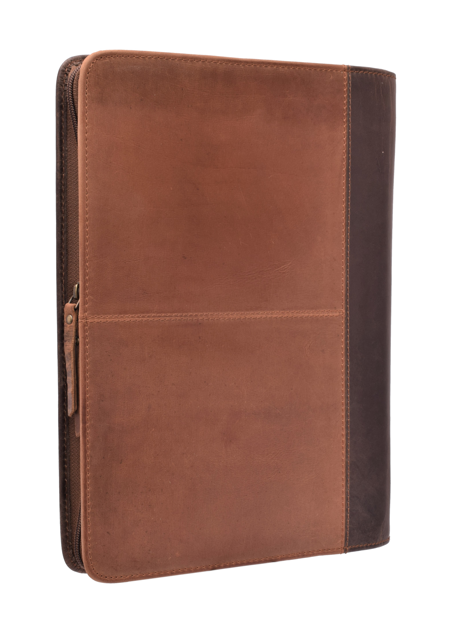 Menzo - Wholesale Folders - Menzo MB56 Conference Folder A4 Buffalo Leather/2-tone Brown5