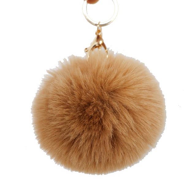 Cap Zone – Engroshandel Nøglering - Unisex – Syntetisk pels kugle nøglering charme