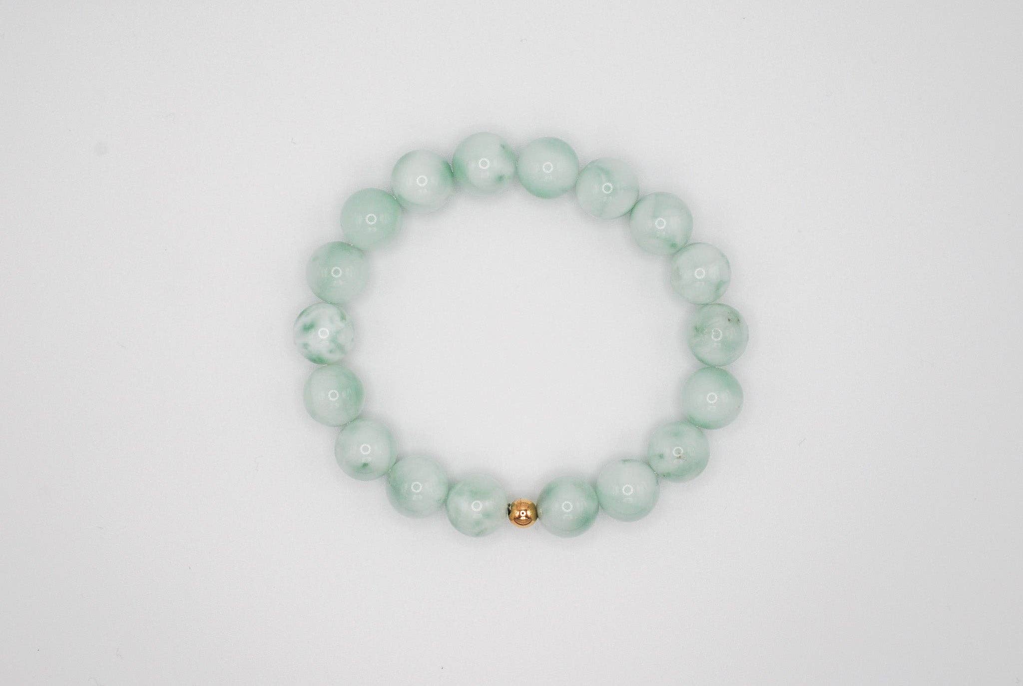 Ripple | Reiki Infused Jewelry - Wholesale Beaded Bracelet - Angelite Solo Grande Bracelet2