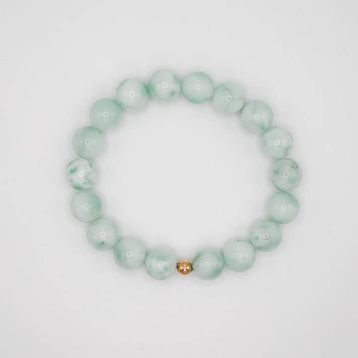 Ripple | Reiki Infused Jewelry - Wholesale Beaded Bracelet - Angelite Solo Grande Bracelet2