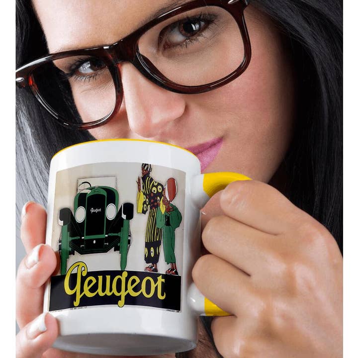 3dRose - Wholesale Coffee Mug - 3dRose, Vintage Peugeot Advertising Poster, Mug1