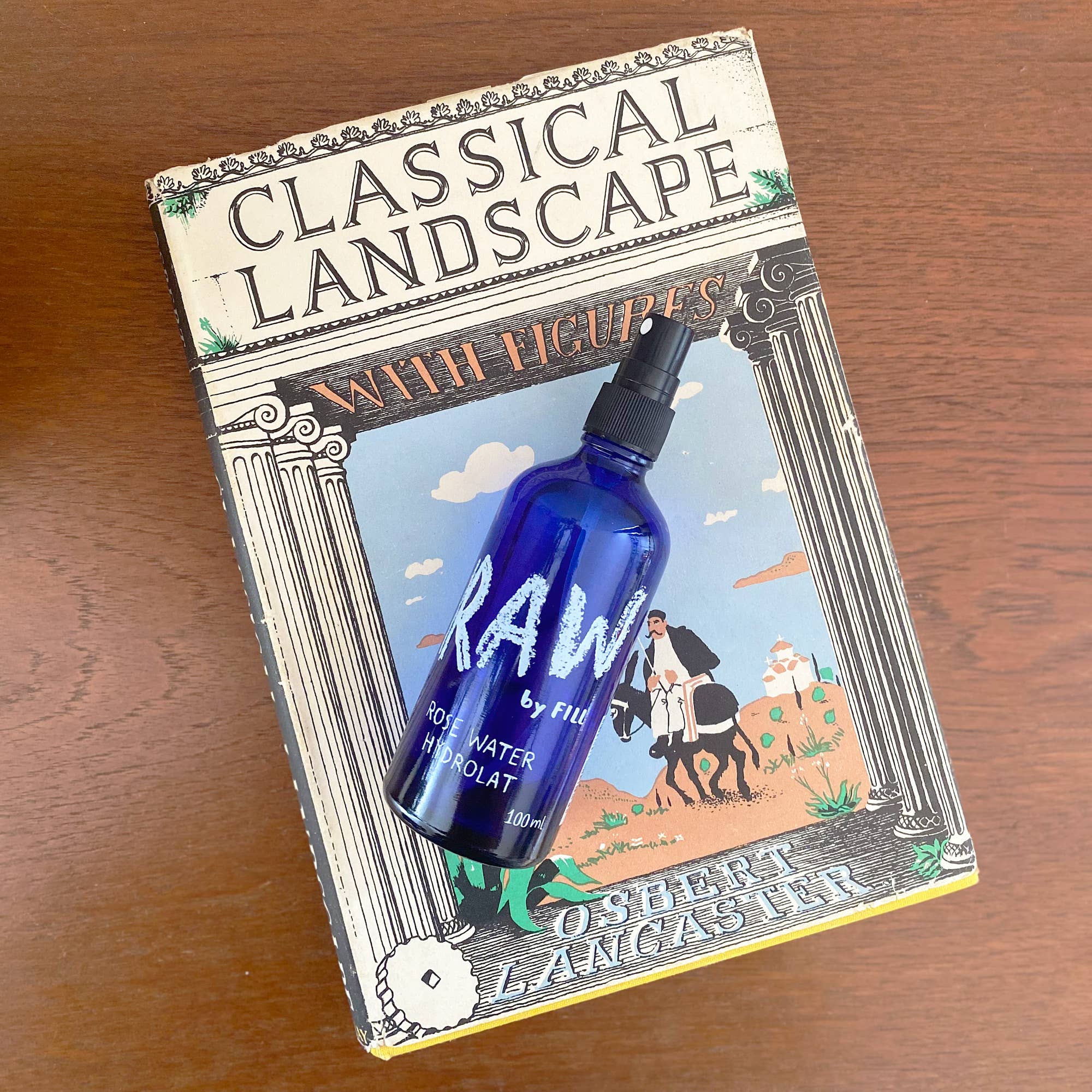 FILL REFILL CO – wholesale Atomiser bottle – Rose Water 100ml Blue Bottles2