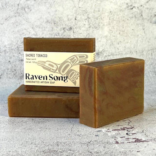 RavenSong Soap & Candle - Vendita all'ingrosso Saponette - Sapone Artigianale al Tabacco Sacro| Agrumi + Foglia di Tabacco + Vaniglia1