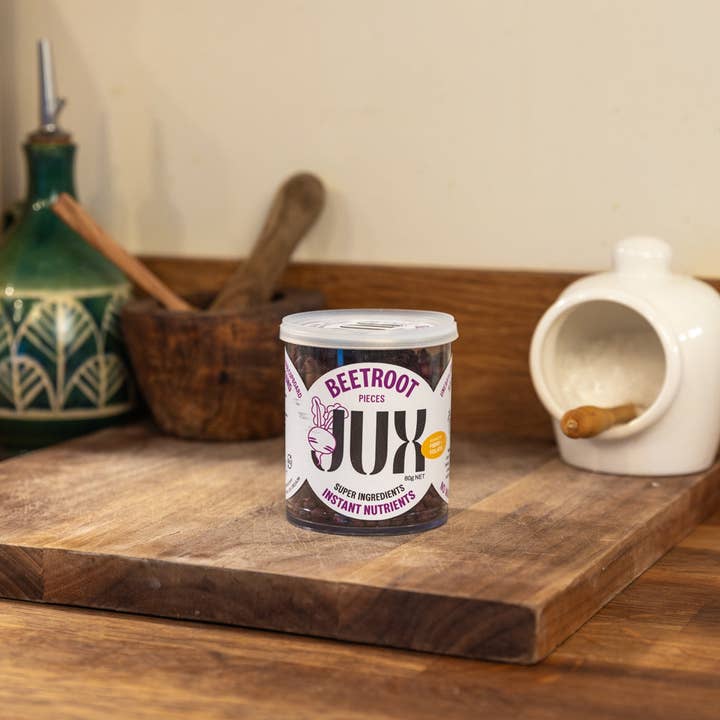 JUX Food – wholesale Dried/dehydrated vegetables – Beetroot (80g), 100% Natural Freeze-Dried Chopped Beetroot2