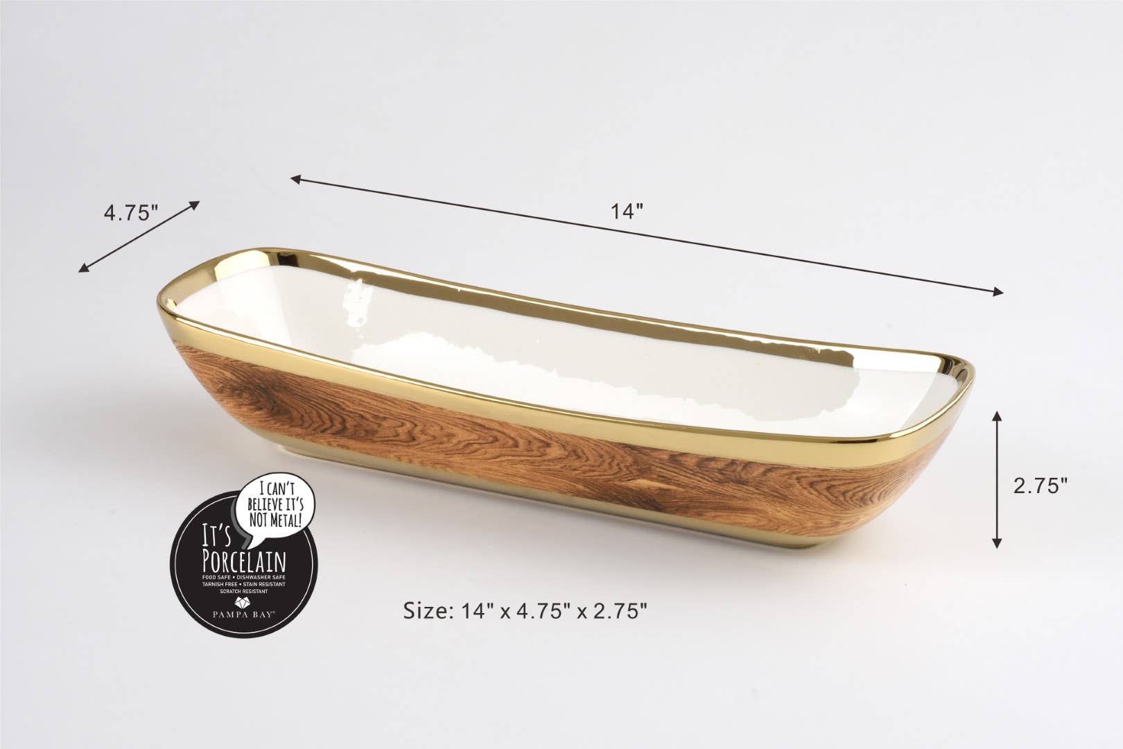Pampa Bay - Wholesale Serving Tray - Deep Rectangular Server1