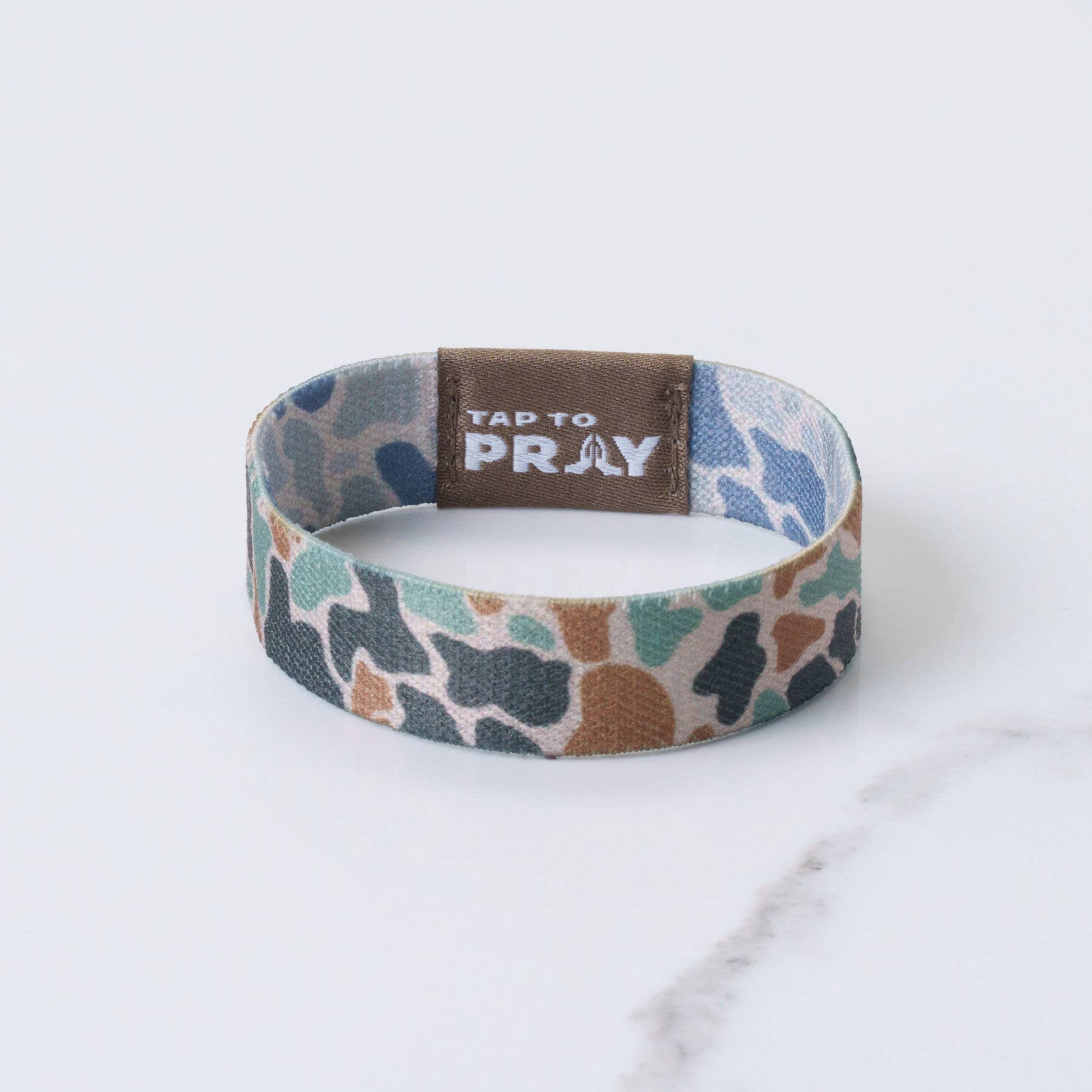 Versible - Wholesale Wristband - Tap To Pray™ Wristbands - River Rock Camo Classic & Sage4