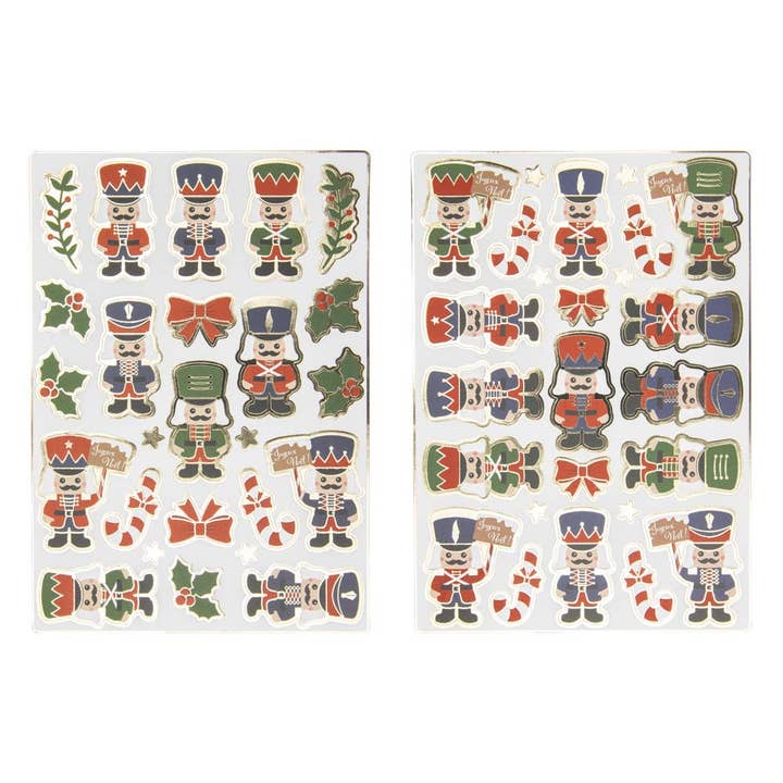 NUTCRACKER STICKERS X 50PCS for wholesale by Tim&Puce Factory