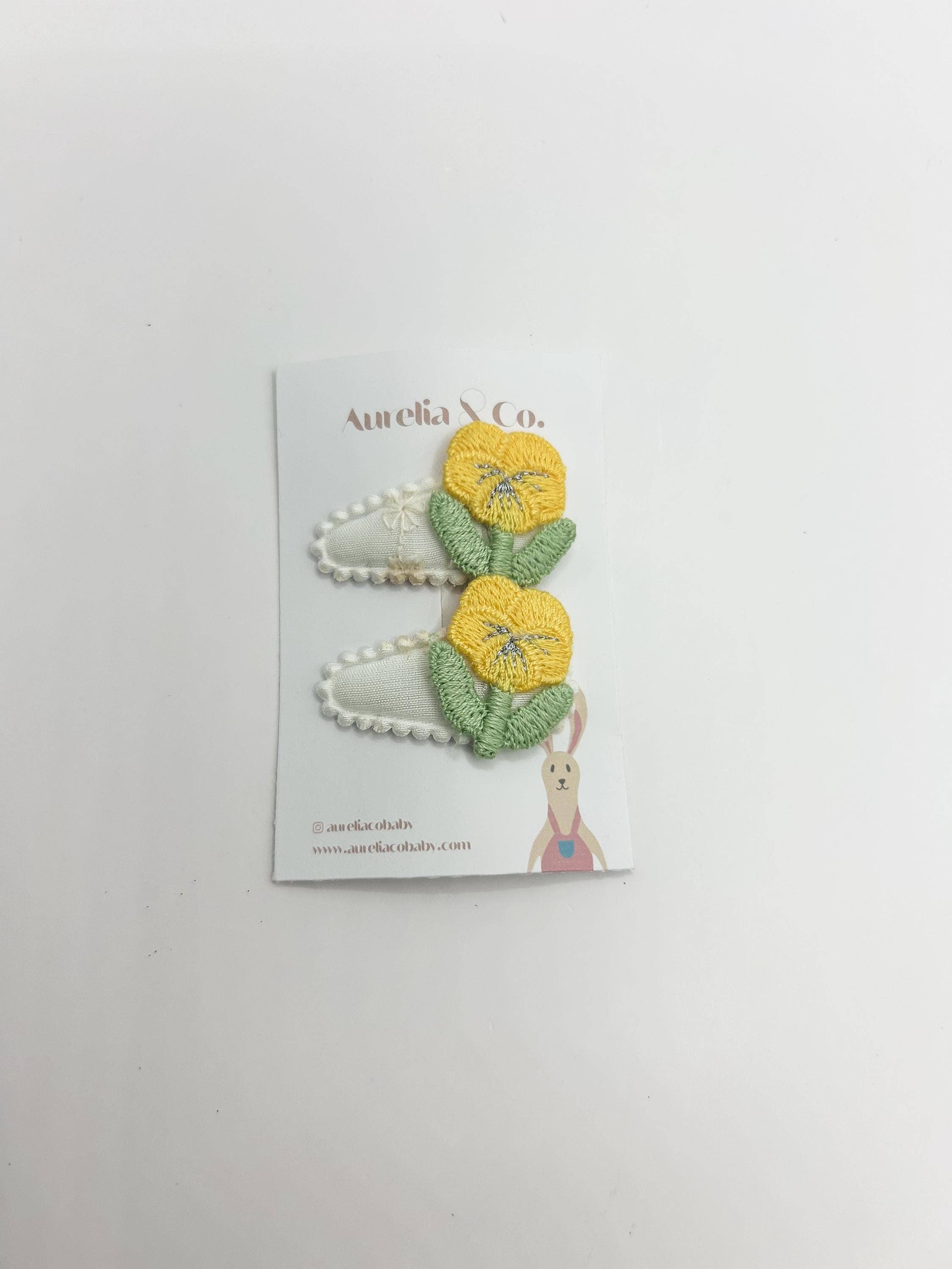 Aurelia & Co. Baby - Wholesale Hair Clip - Kids - Mini Flower Hair Clips and Barrettes for Babies0