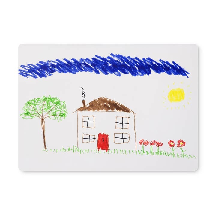 Kindertekening van een huisplacemat voor wholesale door Sorbey