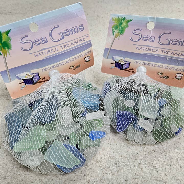Darlene's Shells - Wholesale Decorative Tabletop Object - ASSORTED SEA GLASS