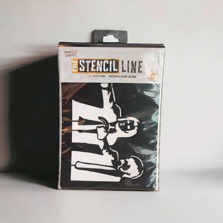 URBAN.ITY SRL - Vente Pochoir - Pochoir Banksy en plastique PP – Pulp Fiction