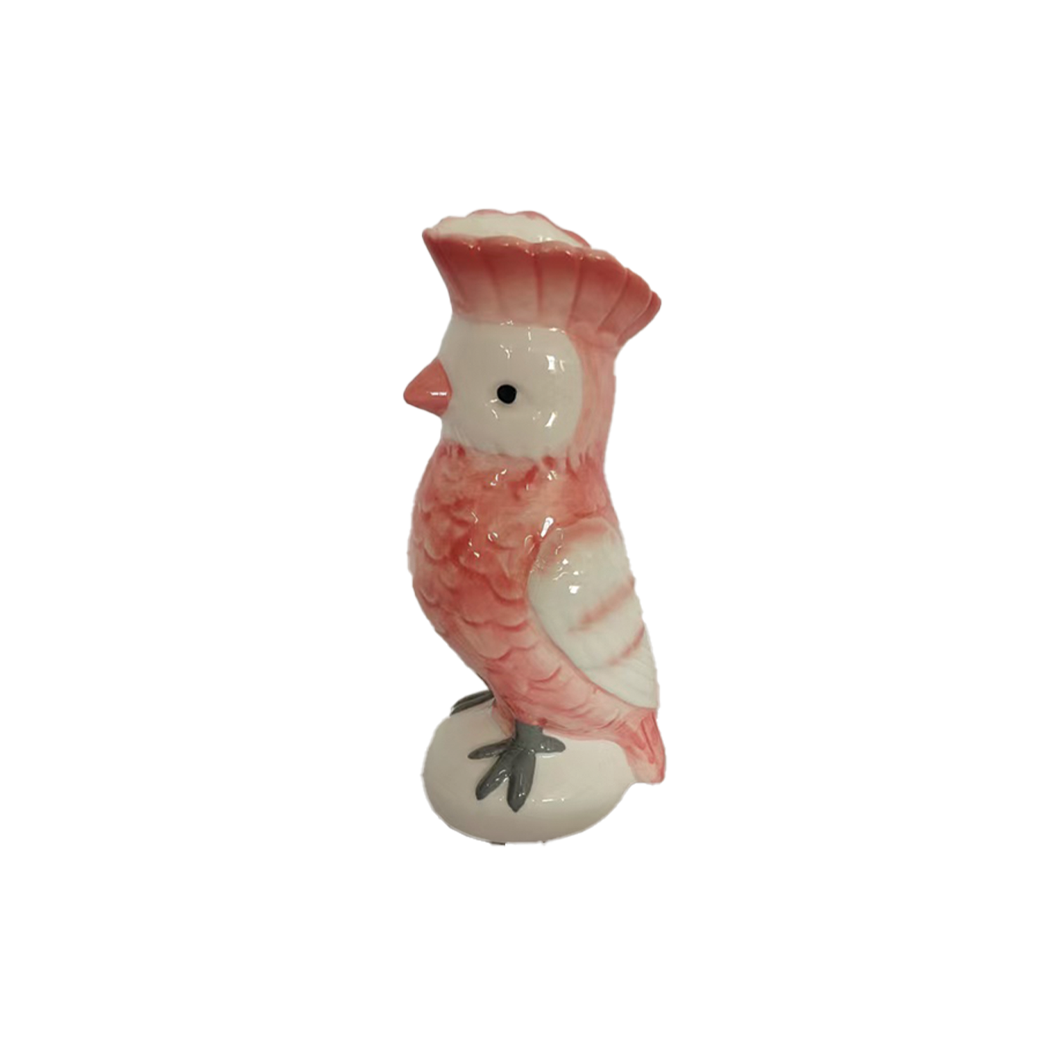 Opjet Paris - Wholesale Decorative Tabletop Object - Pink parrot soliflore small L6.5 W5 H13cm0