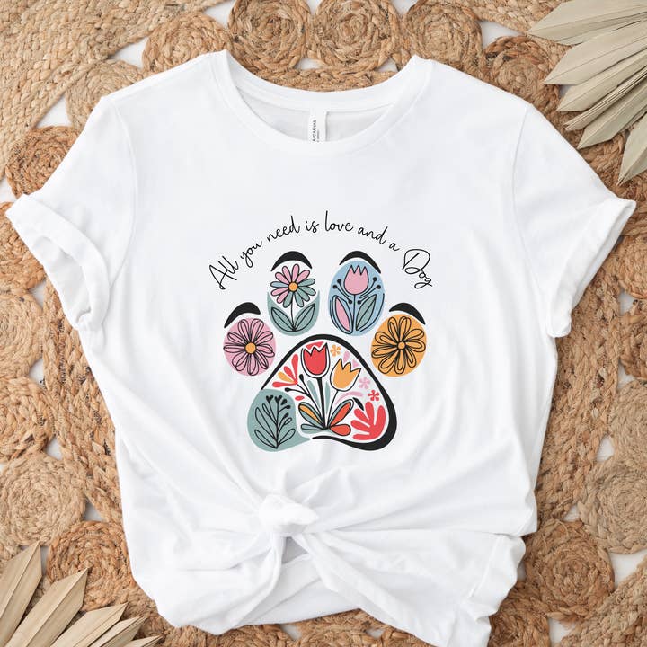 All You Need Is Love & A Dog DTF TRANSFER for wholesale by Anthroverse