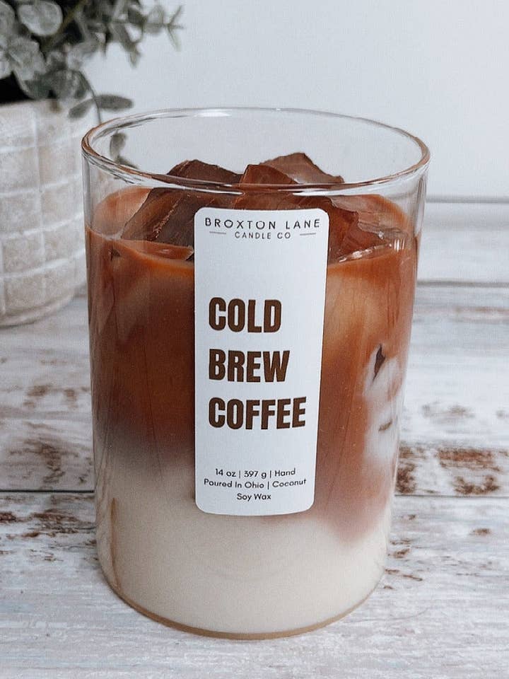 Cold Brew Coffee for wholesale by Broxton Lane Candle Co