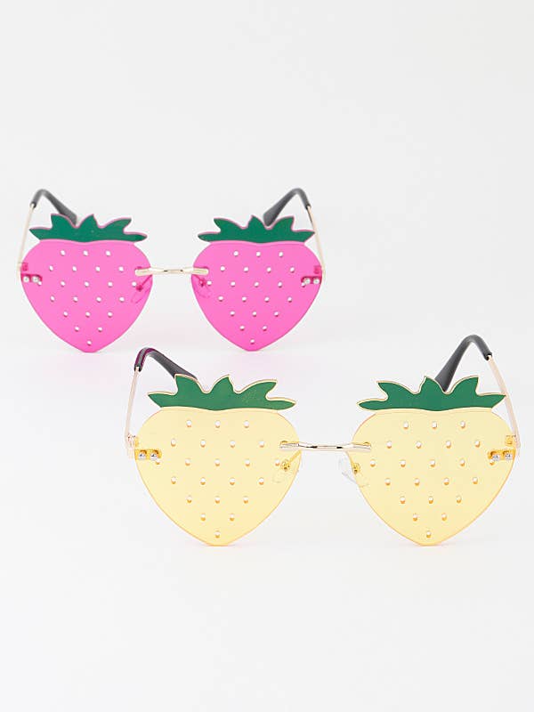 Lunettes de soleil d'été aux fraises pour la vente par Shop Neighbors