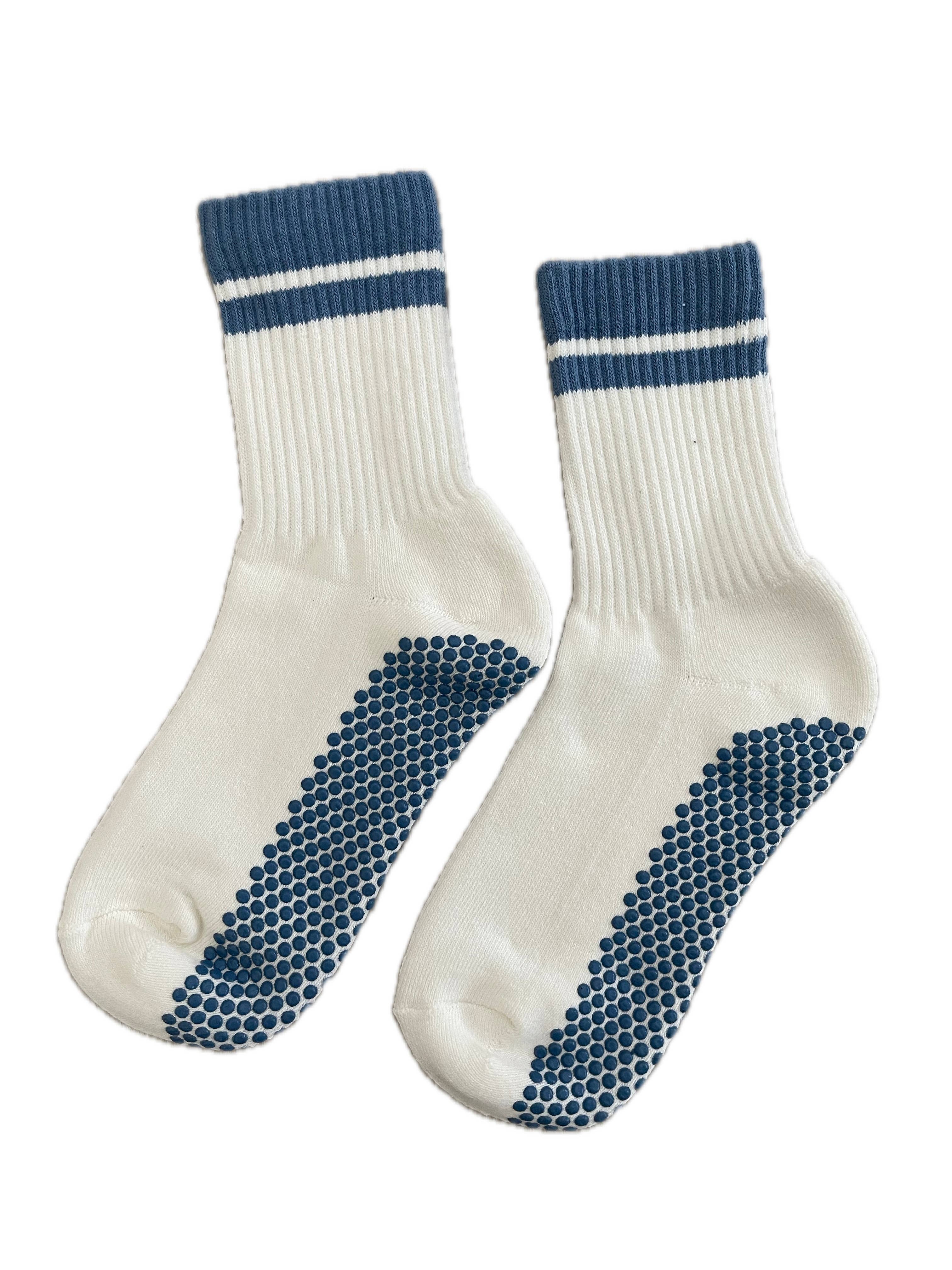 Lotties - Wholesale Socks - Women's - Retro Stripe Crew Grip Socks11