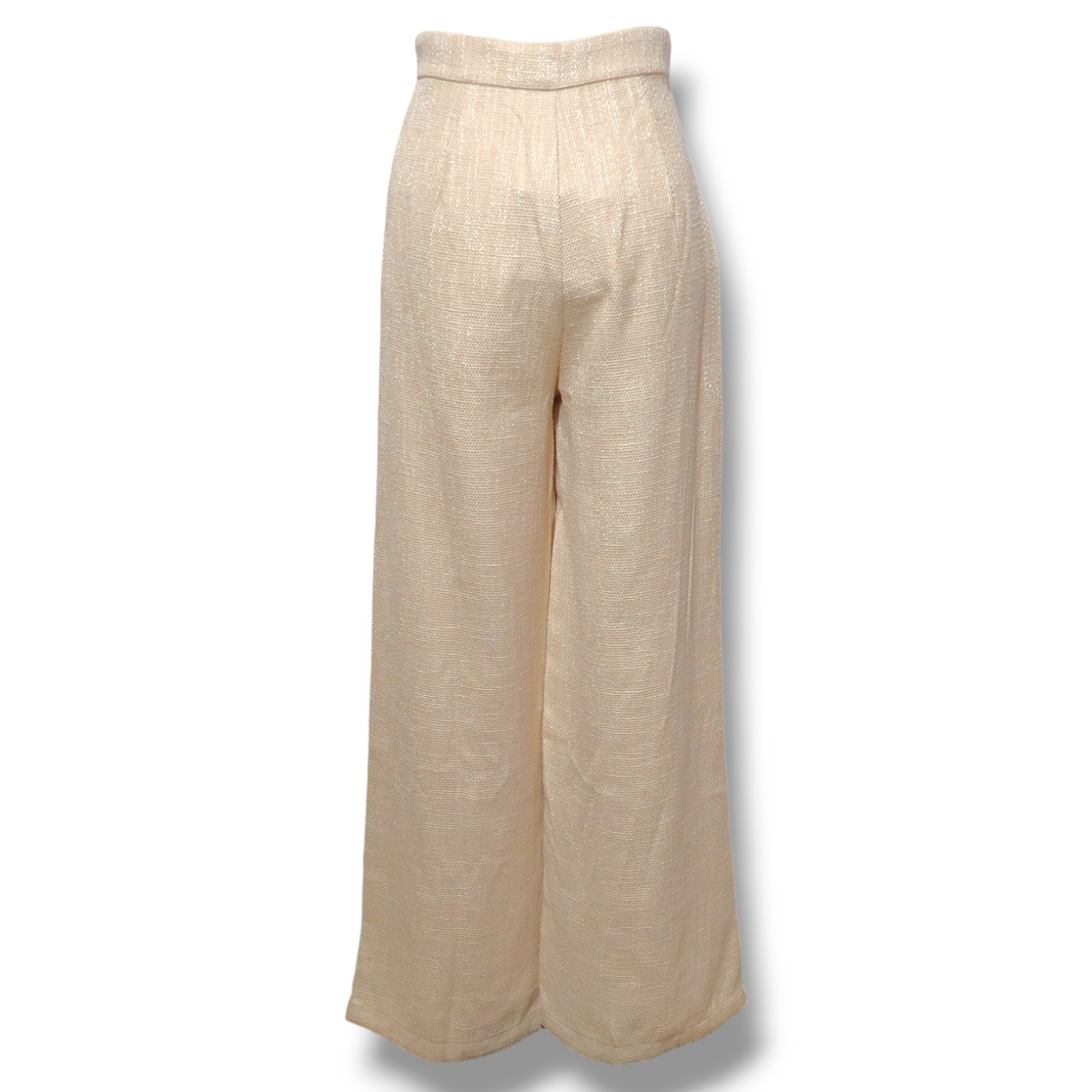 NINEF - Wholesale Pants - Women's - Verdant Elegance Wide-Leg Trousers - Luxurious French Made 3