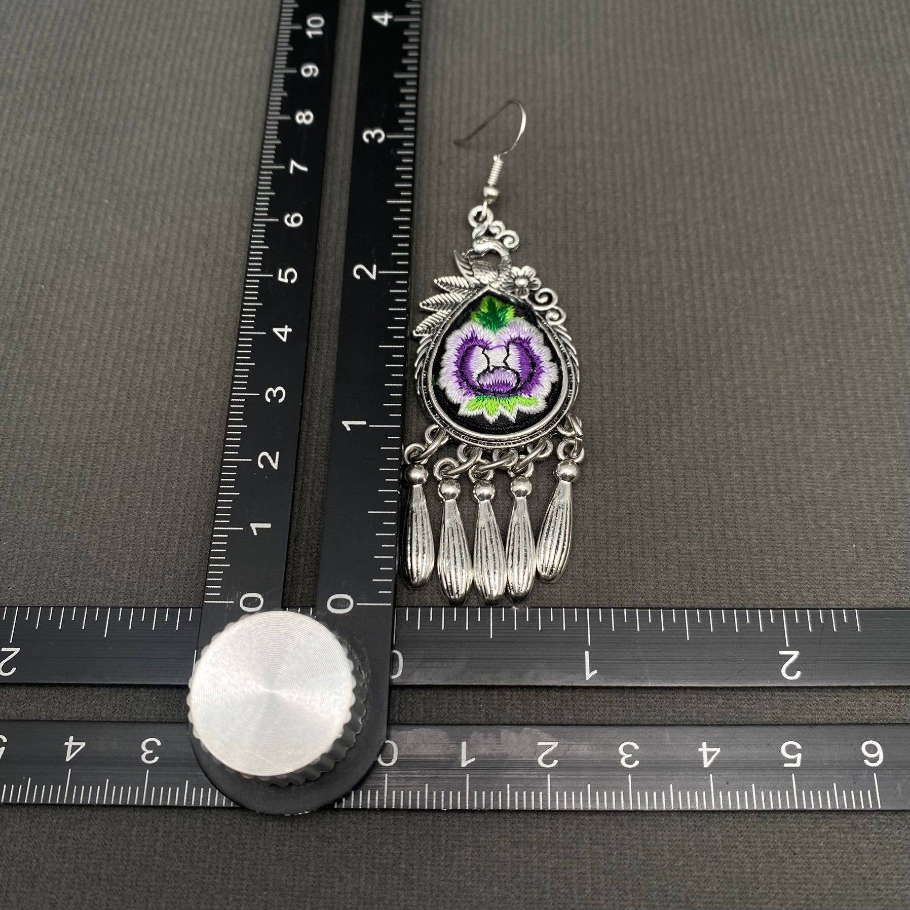 Mio Queena – wholesale Dangle earrings – Multi-style Vintage Woven Flower Pattern Ethnic Style Earrings31