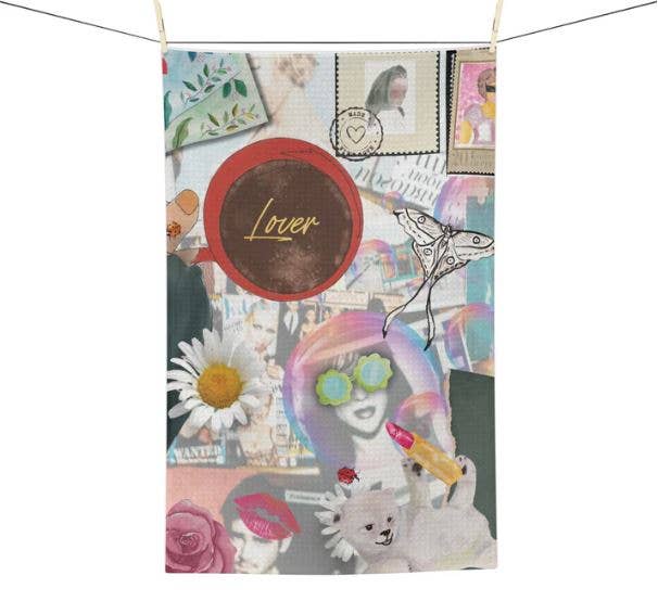 Patricia's Stationery + Designs - Wholesale Tea Towel - Lover Gal Microfiber Tea Towel