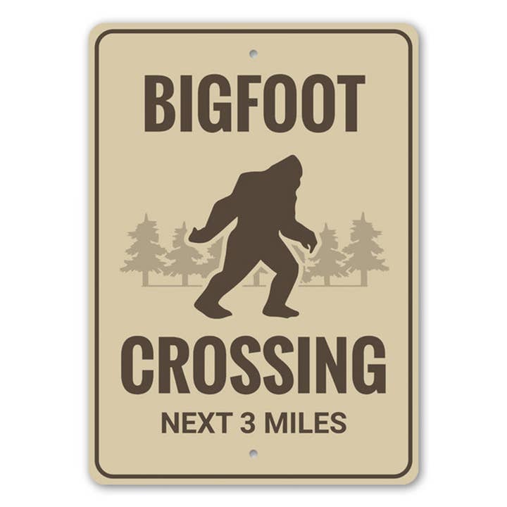 Lizton Sign Shop, Inc - Wholesale Sign - Bigfoot Crossing Sign