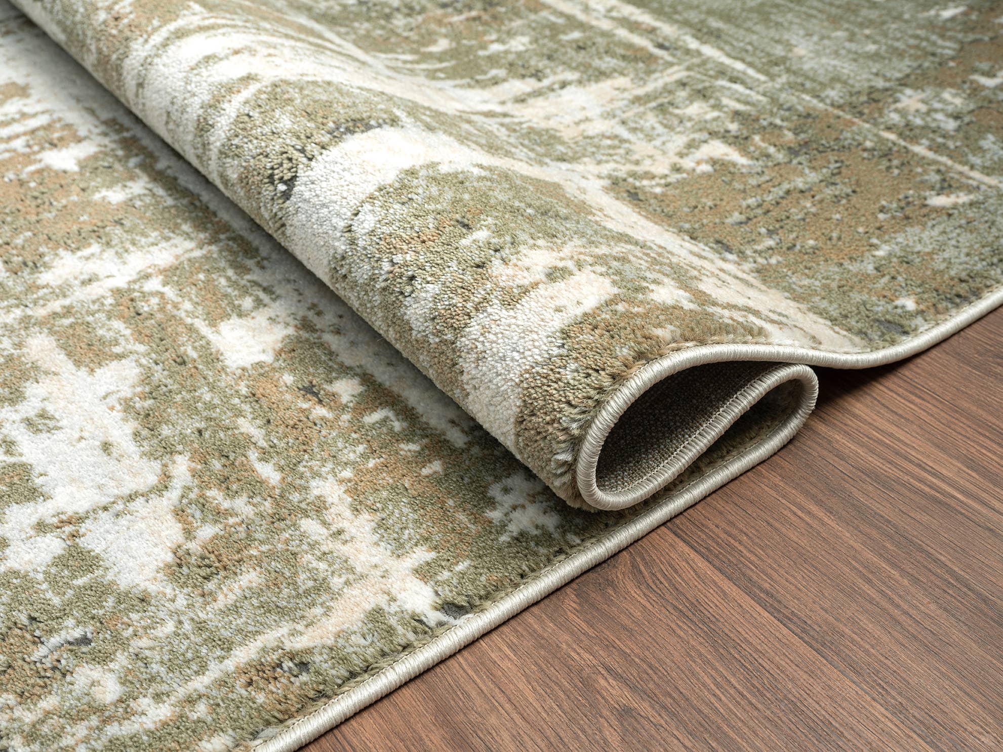 Abani Rugs - Vente Tapis - Tapis Abani Savoy Contemporain Abstrait Vert5