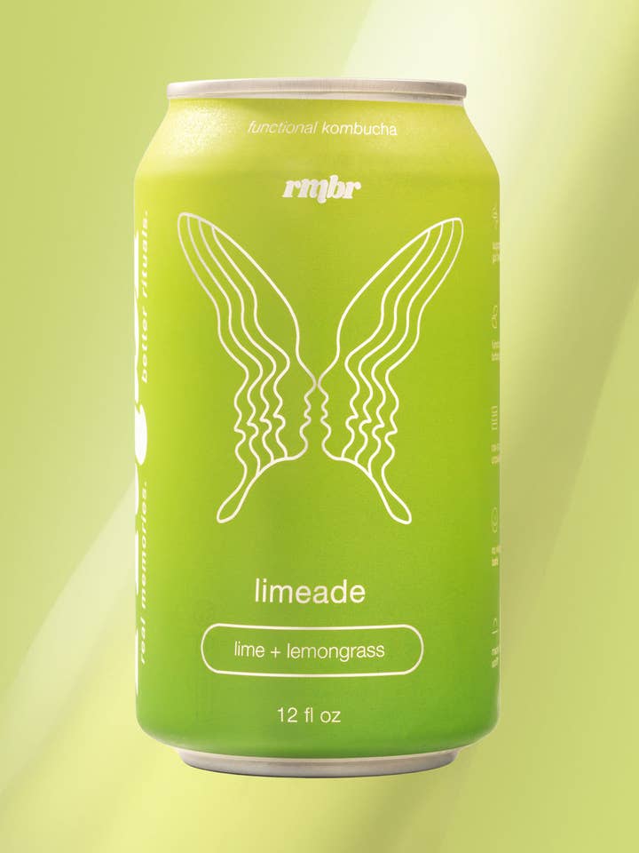 Limeade - Green Tea Kombucha for wholesale by RMBR Kombucha