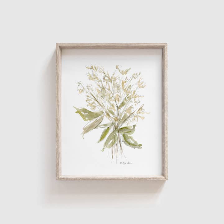 Impression d'art floral « Une occasion spéciale » (encadrée ou non) pour la vente par Whitney Rain Studio