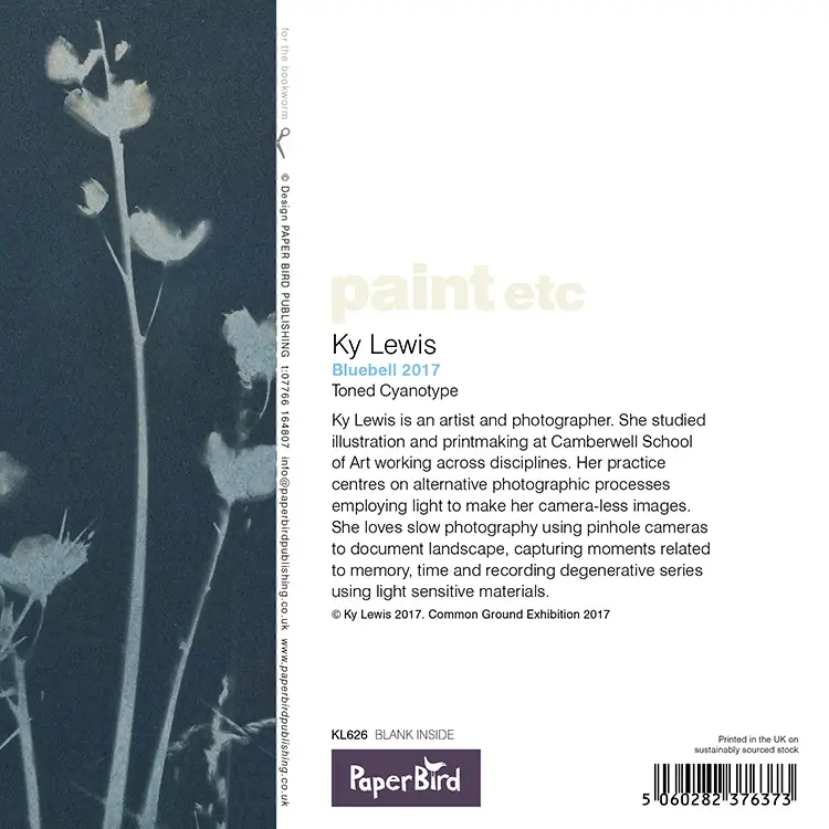 Paper Bird Publishing - Wholesale Everyday Greeting Card - Bluebell1